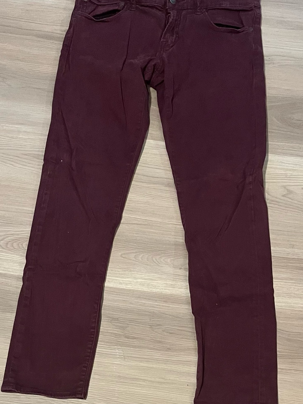 Lucky Brand - Slim Fit Burgundy Pants